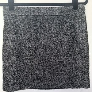 3/$25 ALL Skirts GAP Tweed Zipper Mini Skirt-Black/White Size 2